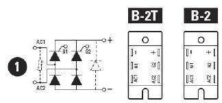 B613-2, Однофазный тиристор-диодный модуль